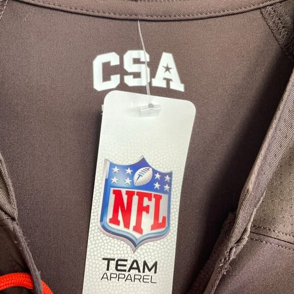 NEW Cleveland Women's M Browns Football Lace-Up Tee Shirt CSA NFL Team Apparel - Picture 8 of 9
